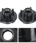 Two Sets Of 4 On 4 Inch Trailer Hub Kit With 1 Inch BT8 Spindle And Bearing Kit Includes Two Idler Hubs With Lug Nuts