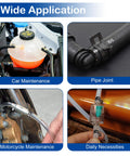 105 Piece 6 To 25Mm Spring Band Hose Clamp Kit With Pliers 15 Sizes Pro Grade Assorted Hose Clips application in vehicles and pipes
