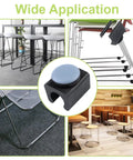 Wide application of Set Of 30 Furniture Glider U Shaped Chair Pads With Round Teflon Sliders for cantilever chairs and desks.