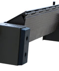 Heavy Duty Steel Mechanical Dock Leveler Equipped With A Beefy 66 Inch Ramp Width And Rock Solid 25000 Lb Load Rating, featuring textured tread plate.