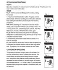 Operating instructions for Culnflun Stud Detector Wall Stud Finder with LED, showing calibration and usage steps for accurate detection.