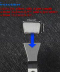 Six Replacement Rubber Tips Kit For Glass Running Pliers Keep Glass Scratch Free Protective Jaw Covers For Pliers Up To 25mm shown