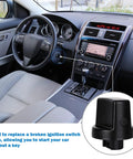Plug And Play Keyless Ignition Push Button Knob Switch Kit For Mazda CX 9 CX 7 Mazda6 2006 2011 installed on car dashboard
