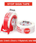 Security Packing Tape With Pre Printed If Seal Is Broken Check Contents Before Accepting Seal Integrity Message 2 Inch X 110 Yards displayed with red dispenser
