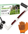 Ergonomic Trimmer Grip With Shoulder Harness For Upright Trimming Weed Eater Handle Extension And String Trimmer Comfort