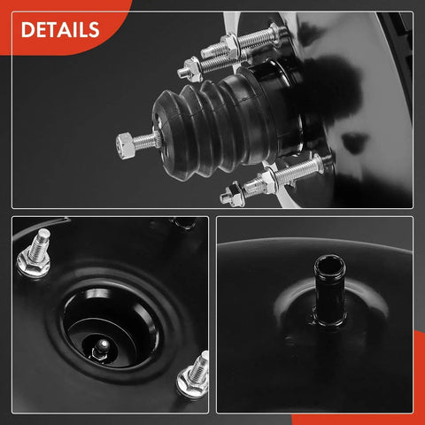 Heavy Duty Vacuum Brake Booster Built Tough For Smooth Street Stopping Power Fits Acura Tsx Honda Accord Crosstour Crv Pilot Direct bolt details and fittings