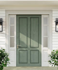 2 Pack Outdoor Wall Sconces Lantern Lights With Seeded Glass In Black Finish, weatherproof aluminum exterior fixtures by door, IP44 rated