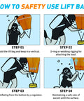 How to use 70Lb Scuba Lift Bag With Over Pressure Valve And Open Bottom High Visibility Orange Nylon TPU Coated 210D
