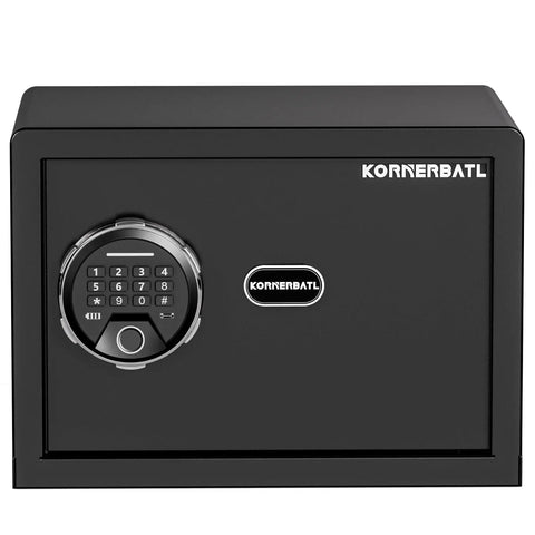 20 Lb Smart Biometric Safe With Fingerprint Lock For Quick No Fuss Access And Real Security, Silent Mode, Backlit Keypad, Heavy Duty Door
