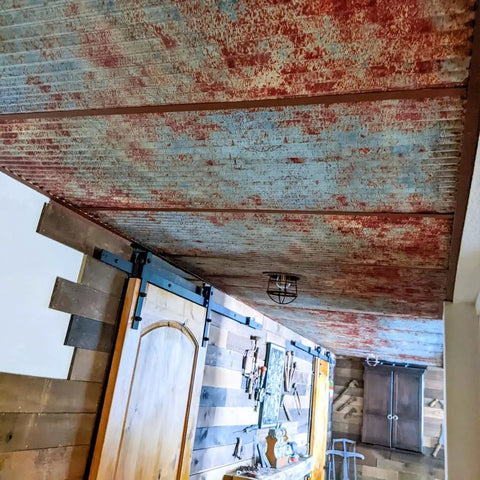 Ridged Metal PVC 2x2 Lay In Ceiling Tile For Quick Ceiling Makeover Adds Crisp Design And Stunning Finish Fits 15/16 In Grid Fire Rated Class A