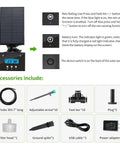 Solar Drip Irrigation System For Outdoor Gardens And Balconies With MPPT Tech 2200mAh Battery Rain Sensor kit components