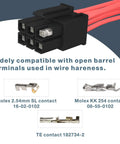 All Purpose Ratchet Crimping Tool for AWG 28 to 20 Wire Terminals compatible with Molex KK254 and SL contacts and TE contact