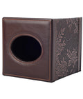 Cool Leather Tissue Box Holder With Magnetic Bottom Modern Square Cover For Napkins And Facial Tissues Durable MDF Frame Soft Leather Finish Perfect For Home Hotel Restaurant Office And Car Decor