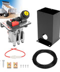 PTO Hoist Air Control Kit With Kickout And K90 Valve For Dump Trucks 10m Tube with components and installation items shown