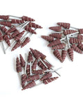 Top Drawer 3X10Mm Cone Abrasive Flap Wheels 45 Pack Quick Change 3Mm Shank, cone grit wheels for sanding wood and metal.