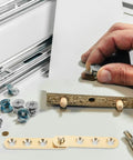 Installing Hidden Door Pivot Hinges With Easy Installation Copper Finish 360 Degree Rotation Quiet Concealed Design