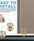 Closet Door Rollers Replacement With Ball Bearing Wheels For Mirror Wardrobe Sliding Doors Adjustable Height 4.72 By 2.36 Inches Universal Fit For Wood And Metal Framed Doors Smooth Gliding Hardware Solution shown installed on door