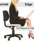 Recliner Seat Cushion No Pressure On Thighs Plush Foam Pad For Elderly Large 20x20 Inch Chair Pad for office shown on chair