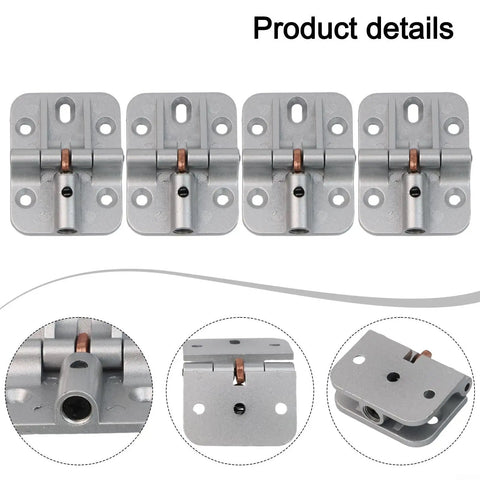 180 Degree Locking Hinge For Folding Tables With Adjustable Positions 0 90 135 180, Heavy Duty Zinc Alloy Table Hinge, 4 Pack