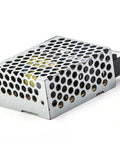 Heavy Duty Compact Open Frame Power Supply 15W Single Output 24V DC Adapter for LED Strip Lights side view with metal casing