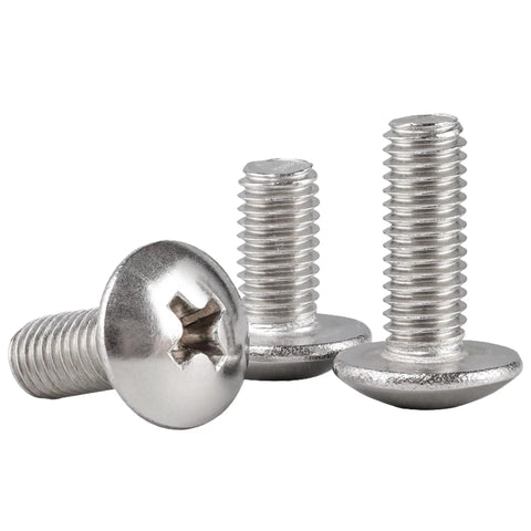 Top Shelf 304 Stainless Steel M4 X 30 Mm Phillips Flat Head Machine Screws 50 Piece Heavy Duty Kit on display.