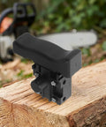 Rugged Reciprocating Saw Switch Replacement For Electric Chainsaw And Handheld Power Tools Featuring Rock Solid Locking Trigger on wood.