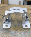 Straight Up Heavy Duty Conceal Hinge For Stone Doors And Fire Cabinets No Hassle Adjust Precision Cast Invisible Hinge front view
