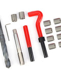 Heavy Duty M14x1.5 Helicoil Thread Repair Kit 15 Piece Stainless Steel Set with drill and inserts