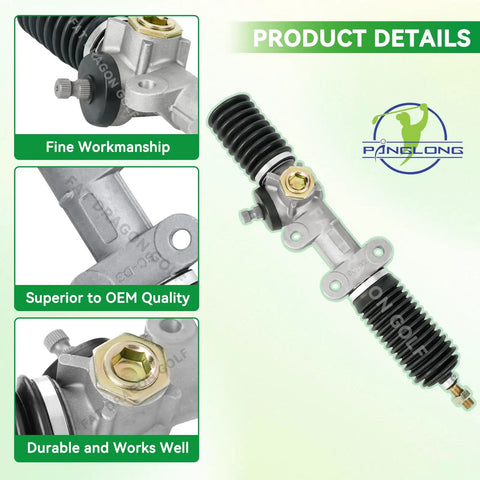 Club Car DS Steering Rack And Pinion Gear Box For 1984 And Up DS Carryall And Turf Golf Carts, easy install, direct fit replacement