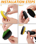 Installation steps for 3 Inch Sanding Discs Kit With 800 1000 2000 3000 5000 Grits Silicon Carbide Hook And Loop Sandpaper