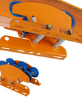 Heavy Duty I-Beam Trolley For Electric Hoist 1 Ton Capacity With Dual Track Rollers And Adjustable Flange