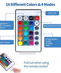 Remote control for 35 Pack 3D LED Light Bases With Remote Control 16 Colors USB Powered Acrylic Night Lamps Stand