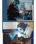 Welding tasks in industrial environments using the Khbyt Tube Cooling Vest Accessory With Integrated Belt And Connector For Industrial Work Environments.