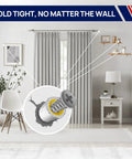 Fast Fix For Loose Drywall Anchors Without Filling Or Redrilling This Complete Repair Kit includes image of secure anchor in wall