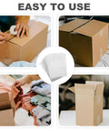 Adhesive Packing List Envelopes With Window Design For Shipping Docs And Invoices, 100 Pack Self Sealing Poly Bags shown in use
