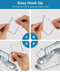8 Pack Trailer Hitch Pin One Quarter Inch Standard Pins With Safety Lock And Locking Retainer installation process