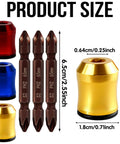Magnetic Screw Ring Set With Three Ph2 Bits And Universal Bit Holder displayed with product dimensions