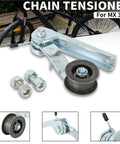 Ultimate Chain Tensioner Kit With Guide Wheels And Pulley Roller For MX 350 Dirt Bike Ensures Smooth Ride And Strong Iron Build For Pit Bike Chains, iron guide wheel set
