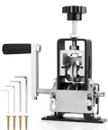 Dual Power Wire Stripping Tool 2 In 1 Drill Powered And Hand Crank Wire Peeler For 1mm To 21mm Wires PVC And Copper Recycling DIY Cable Stripping For Scrap Copper Black.