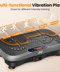 Vibration Plate Fitness Platform For Full Body Workout, Bluetooth Shaker Board for home gym and office use, multi-functional zone areas