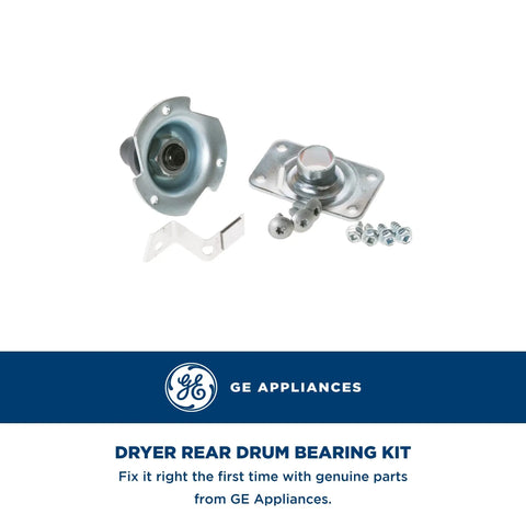 Drum Bearing Kit OEM Replacement Part For GE Dryers, Rear Drum Support shown with components