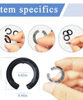 Four Piece Hinge Shim Kit For Fridge Door Height Adjustment Replacement Parts For Samsung Models close-up view
