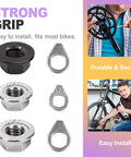 24 Piece Bike Axle Nut And Washer Kit Universal Fit M8 M9.5 M10 Replacement Parts For Mountain And Road Bikes Wheel Nuts Bolts Set
