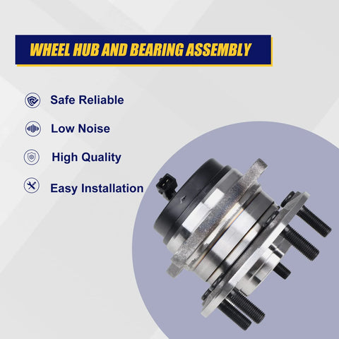 512326 Rear Wheel Bearing And Hub Assembly For Hyundai Santa Fe Veracruz Sorento 5 Lug With ABS Rear FWD displayed
