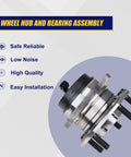 Rear Wheel Bearing And Hub Assembly 512326 2 Pack For Kia Sorento 2011 To 2015 Hyundai Santa Fe 2007 To 2020 Veracruz 2007 To 2012
