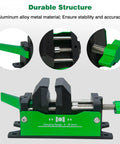 Golf Club Regripping Kit With Quick Release Vise Clamp For Grip Removal And Shaft Work Aluminum Golf Shaft Vise Clamp shown