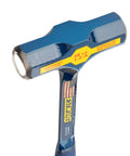 Big Blue Engineer Hammer 48 Oz Sledge With Forged Steel One Piece Construction And Shock Reduction Grip USA Made