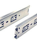 8 Inch Full Extension Ball Bearing Drawer Slides Set, Side Mount, Heavy Duty Steel, 100 Lb Load Rating, Zinc Plated