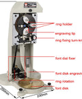 Slick Heavy Duty Ring Inner Engraver Stamper With Adjustable Letter Dial Tool For Jewelers To Stamp Crisp Initials Plus Exact Dates On Any Band Without Breaking A Sweat, showing detailed parts and adjustable components.