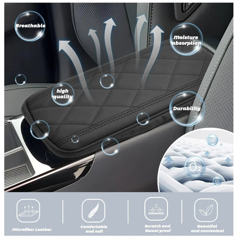 Hyundai Tucson Center Console Armrest Cover For 2025 2026 Limited And Hybrid Models Anti Scratch Protector with full coverage
